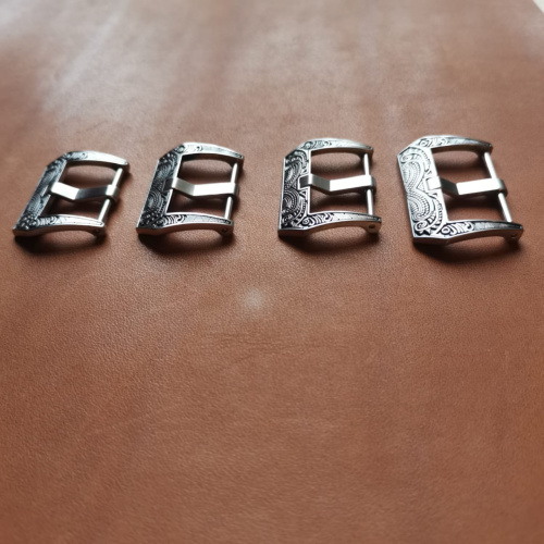 Пряжка бакля для ремешков 18-26 мм арт.106 фото 4