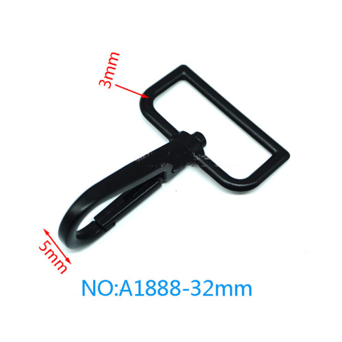 Карабин металлический 32 мм черный арт. А1888  KM-arm1888 - фото товара фото 2