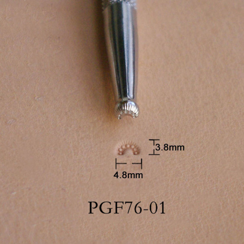 Штамп для тиснения по коже 76 PGF углеродистая сталь фото 2