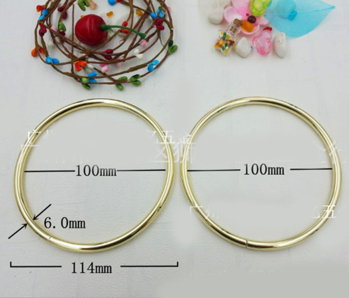 Ручки для сумки круглые 10 см пара фото 4