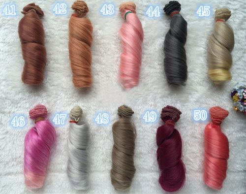 Трессы для кукол 15 см Локоны  фото 3