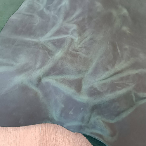 Кожа Крейзи Хорс Dark 1,4-1,6 мм Тёмно Зеленый фото 5