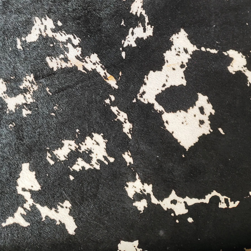 Кожа с ворсом КРС 1,2-1,4 мм Корова черно-белая фото 2