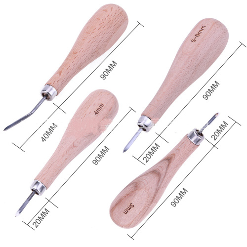 Шило четырехгранное для кожи 3-6 мм Шило четырехгранное для кожи 3-6 мм