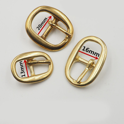 Пряжка 13-25 мм латунная овальная 13L-1325 фото 2