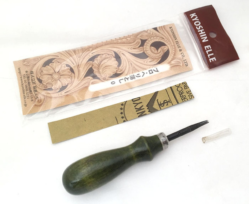 Торцбил (фаскорез) 53201 Kyoshin Elle Япония 0,8-1,4 мм с зеленой ручкой