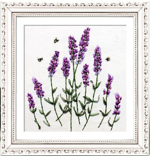 Набор для вышивки лентами Лаванда   - фото товара