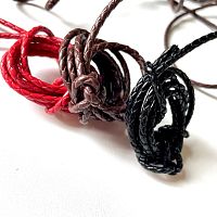 Шнур кожаный круглого сечения 2 мм плетеный