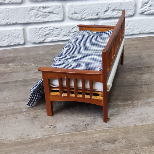 Диван для кукол без подушек Миниатюра 1:12  D JY-0118 - фото товара фото 3