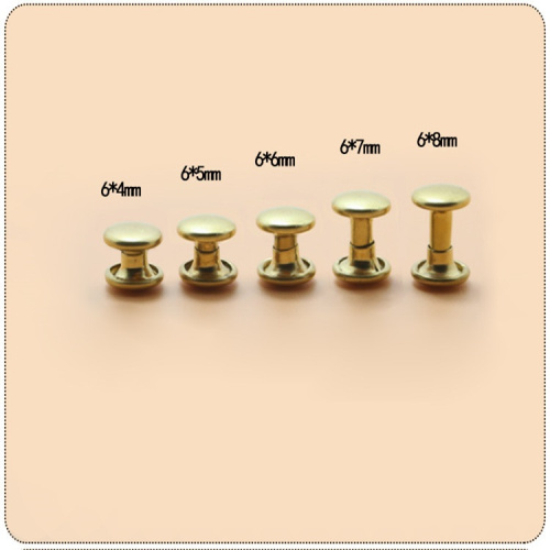 Хольнитены двухсторонние латунь без покрытия 10 шт. фото 2