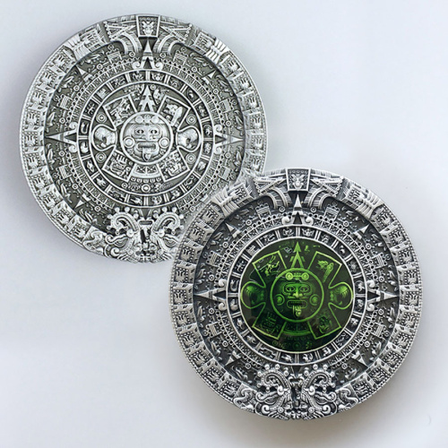 Пряжка для ремня декоративная Ацтекский календарь Пряжка для ремня декоративная Ацтекский календарь