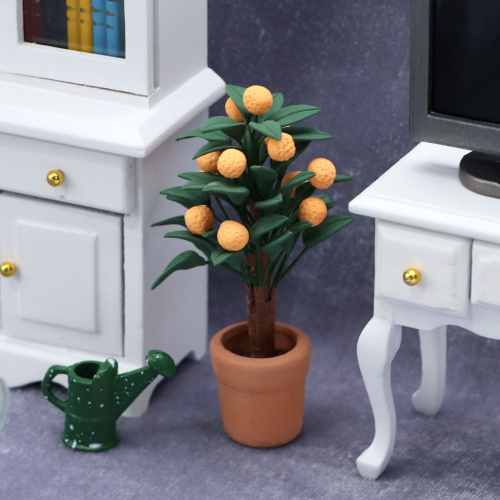 Апельсин в горшке для кукольного дома | Галерея фото | Pava.pro Апельсин в горшке для кукольного дома - фото товара