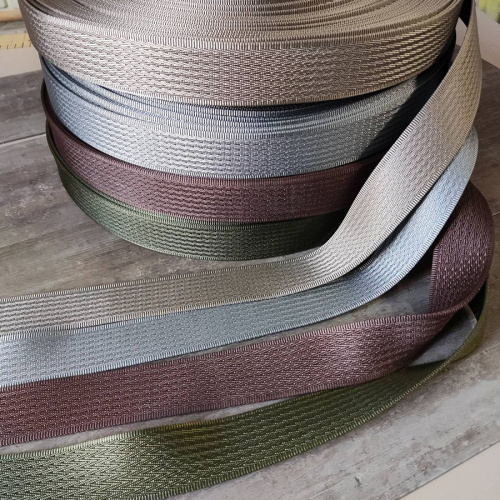 Лента ременная 38 мм/2 мм Елочка пэ фото 11