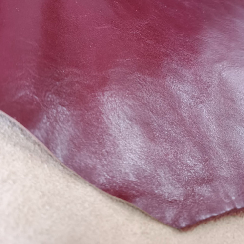 Кожа КРС 1,1-1,3 мм Бордовый Conceria Италия фото 2