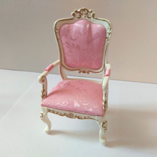 Диван и кресло для кукол Золото на белом Миниатюра 1:12  D JY-733 - фото товара фото 2