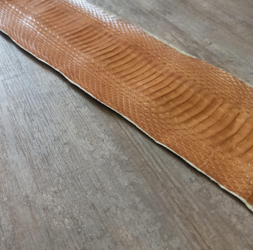 Кожа Питона 0,8 мм Светло коричневый  PIton02 - фото товара фото 2