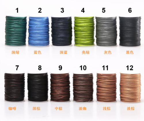 Нить для кожи вощеная 1,2 мм плоская Bayonet фото 4