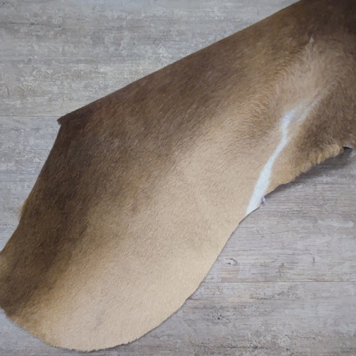 Кожа с ворсом (мех пони) 1,2 мм Дижон тигровый Италия фото 6