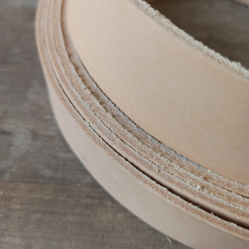 Заготовка для ремня раст. дубл. 35 мм толщ. 3,2 мм Натуральный Америка  ZR 925 - фото товара фото 2