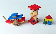 Деревянные игрушки для кукольного дома  - купить для кожевенного хобби