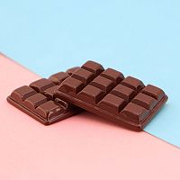 Плитка шоколада  25х17 мм для кукол Миниатюра 1:12  - купить для кожевенного хобби