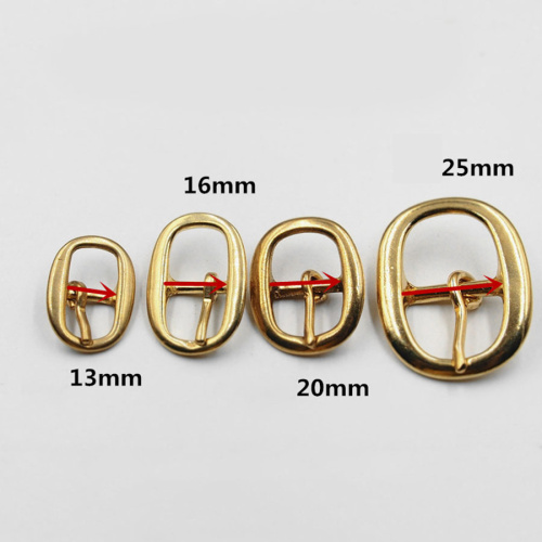 Пряжка 13-25 мм латунная овальная 13L-1325 фото 3