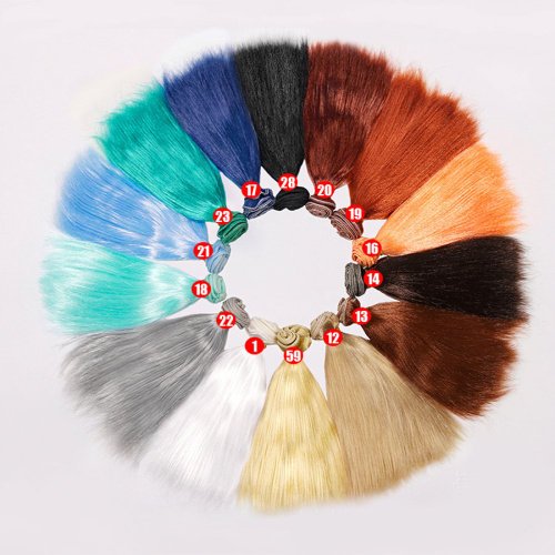 Трессы для кукол 15 см Прямые Блеск BJD   фото 5