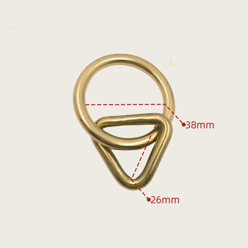 Кольцо + треугольник для недоуздка Латунь | Галерея фото | Pava.pro фото 3 Кольцо + треугольник для недоуздка Латунь P019L - фото товара фото 3