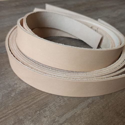 Заготовка для ремня раст. дубл. 35 мм толщ. 3,2 мм Натуральный Америка  ZR 925 - фото товара