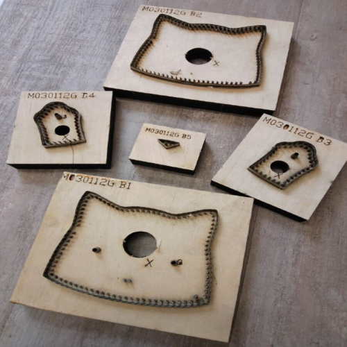 Штанцформы (вырубные штампы) для кошелька Котик   ST 0286 - фото товара фото 4