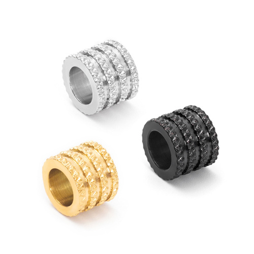 Бусина 6 мм для браслетов Сталь B201 Бусина 6 мм для браслетов Сталь B201