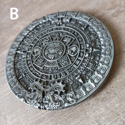 Пряжка для ремня декоративная Ацтекский календарь фото 3