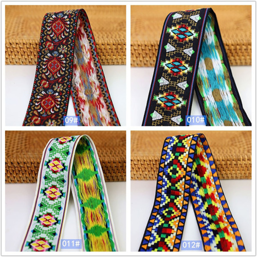 Лента текстильная 50 мм Вышивка Ассорти фото 7