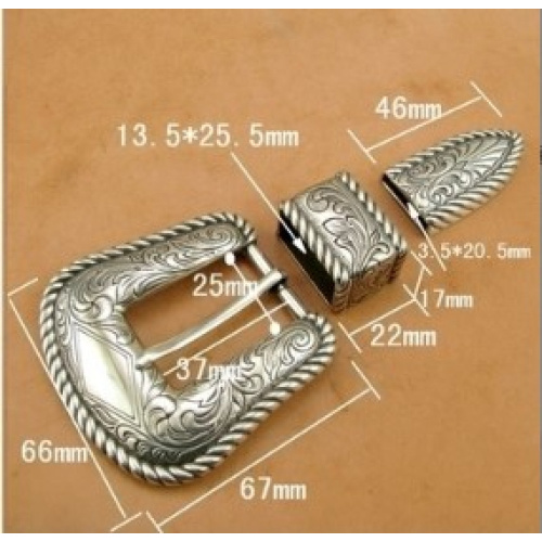 Комплект фурнитуры для ремня 25 мм Т-203D фото 4