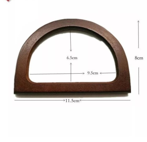 Ручки для сумки деревянные полукруглые 120 см, пара фото 2