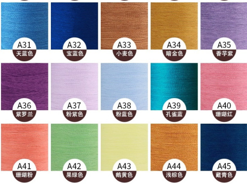 Нить для кожи вощеная 0,35 мм круглая Artisan Soul 50 м фото 6