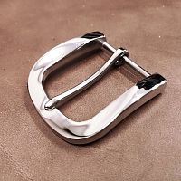 Пряжка 40 мм стальная S4326  - купить для кожевенного хобби