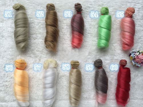 Трессы для кукол 15 см Локоны  фото 2