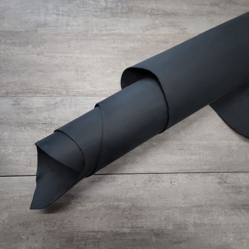 Кожа Крейзи Хорс Dark 1,4-1,6 мм Черный