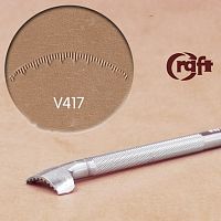 Штамп для тиснения по коже Япония V-417  - купить для кожевенного хобби