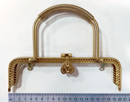 Фермуар пришивной 18 см-20 см с двумя ручками фото 4