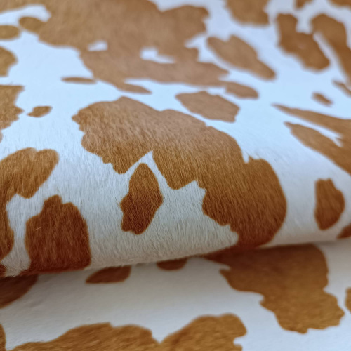 Кожа с ворсом КРС 1,1 мм Корова светло-рыжая фото 5