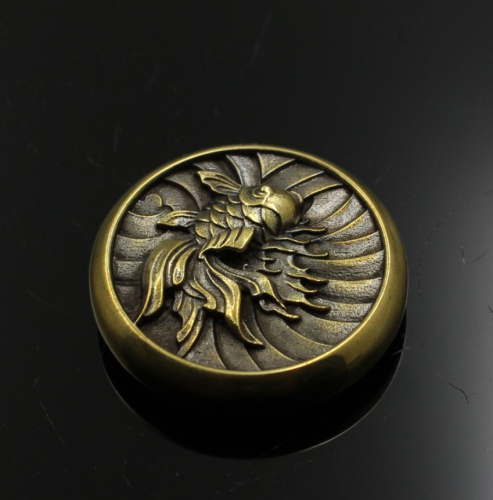 Кончо для кожаных изделий 27 мм Рыбка латунное фото 4 Кончо для кожаных изделий 27 мм Рыбка латунное фото 4