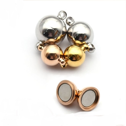 Застежка 6-10 мм Шарик для украшений Серебро Сталь Застежка 6-10 мм Шарик для украшений Серебро Сталь