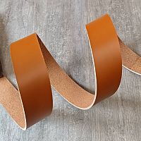 Заготовка для ремня раст. дубл. 38 мм толщ. 2,9 мм Виски Италия  - купить для кожевенного хобби