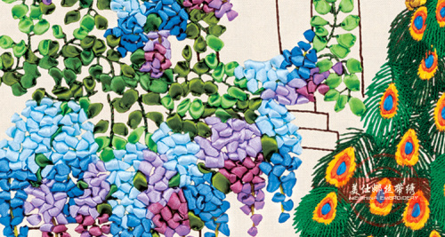 Набор для вышивки лентами Павлин  VL М-5316 - фото товара фото 3