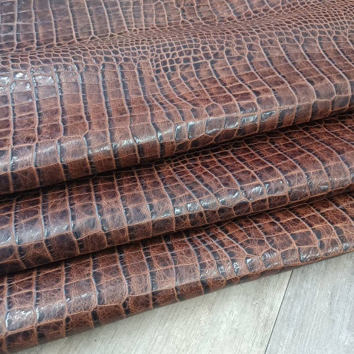 Кожа Кайман 1,0 Коричневый Турция фото 4
