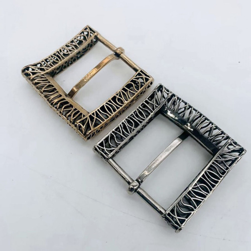 Пряжка для ремня декоративная винтажная ZK-052 фото 3