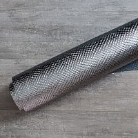 Кожа КРС 1,3-1,5 мм с покр. термопленкой Серебро Чешуя