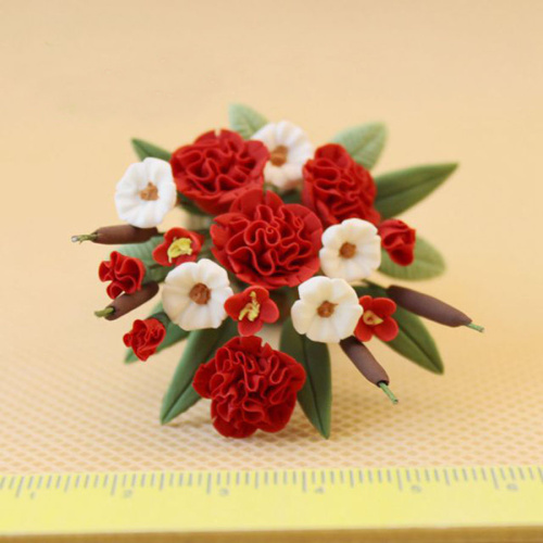 Букет с камышами для кукольного дома 1:12 фото 3 Букет с камышами для кукольного дома 1:12 фото 3